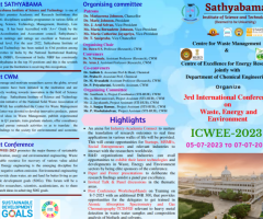 The 3rd International Conference on Waste, Energy and Environment